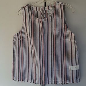 New Liz Claiborne Linen Top